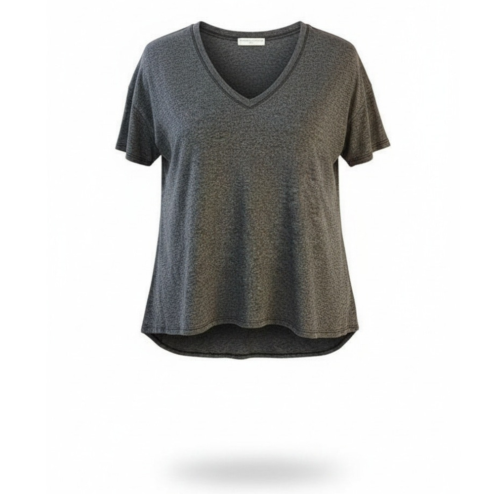 Project Social T x Urban Outfitters‎ T-Shirt Womens Medium Heather Gray V-Neck